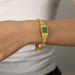 Trendy Men's Watch Design Bracelet With White Shell, Zircon Woven Titanium Steel Gold-plated Chain, Niche Accessory_ipsvogv.com
