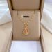 【 Titanium Steel 】 Luxury Large Internet Celebrity Same Style Tulip Deep Pink Necklace For Women's Fashion Trend 【 】 【 】 【 】_ipsvogv.com
