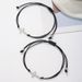 Stainless Steel Bracelet For Women To Send Friends As Gifts, Hollow Cross Pendant, Hand Woven Card Mounted Couple Bracelet Set_ipsvogv.com
