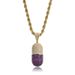 Personalized Capsule Pill Pendant Micro Inlaid Zircon Detachable Pendant Hip Hop Men And Women With The Same Amount_ipsvogv.com