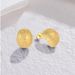 Personality simple niche design texture nail sand silver earrings female French retro high end earrings_ipsvogv.com
