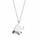 Mathematical Pi Coin Π Symbol Necklace With Diagonal Greek Letter Titanium Steel Furnace Vacuum Collar Chain_ipsvogv.com
