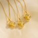 Electroplating Heavy Industry Luxury Style And Light Little Angel Real Gold Pendant DIY Handmade Jewelry Titanium Steel_ipsvogv.com