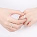 Couple Ring: A Pair Of Male Female Japanese Korean Long Distance Love Men And Women's Exclusive Round Student Trendy_ipsvogv.com