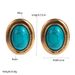 Bohemian Necklace Turquoise Necklace, Silver Needle Earrings, Fashionable Ethnic Style Jewelry For Women_ipsvogv.com