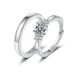 Live Broadcast Of Zircon Korean Style Couple Diamond Proposal Valentine's Day Gift Ring_ipsvogv.com
