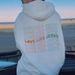 Men's Clothing letter fashion printed back collar plus velvet hooded sweatshirt _ipsvogv.com
