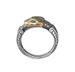 New Punk Style Hand Copper Plated Silver Two Tone Snake Fashion Men's And Women's Ring Jewelry_ipsvogv.com