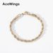 5mm Stainless Steel Twisted Rope Chain Hip-Hop Twist Ins Style Unisex Couple Bracelet_ipsvogv.com