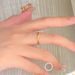 High Quality M Ö Bius Women's Vegetarian Ring Ring, Niche Design Color, Vacuum Electroplating Does Not Fade_ipsvogv.com