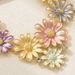Ins Super Fairy Flower Necklace Simple Drip Oil Design Clavicle Women's Colorful Versatile Long Chain_ipsvogv.com
