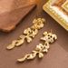 French Light Luxury Elegant Cool Flower Leaves Tassel Women's Long Style Fashionable And Simple Silver Needle Earrings_ipsvogv.com