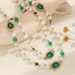 Bohemian Fashion Long Pearl Necklace With Teardrop Shaped Rhinestone Jewelry_ipsvogv.com