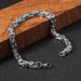 Bracelet Titanium Steel Men's Square Chain Fashion Men's Emperor Chain Gold Motorcycle Bracelet_ipsvogv.com