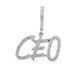 Men And Women's Jewelry Customizable Alphabet Pendant Necklace - Trendy Hip Hop Style Letter Charm With 14K Gold Plated Chain Can Be DIY Phrase_ipsvogv.com