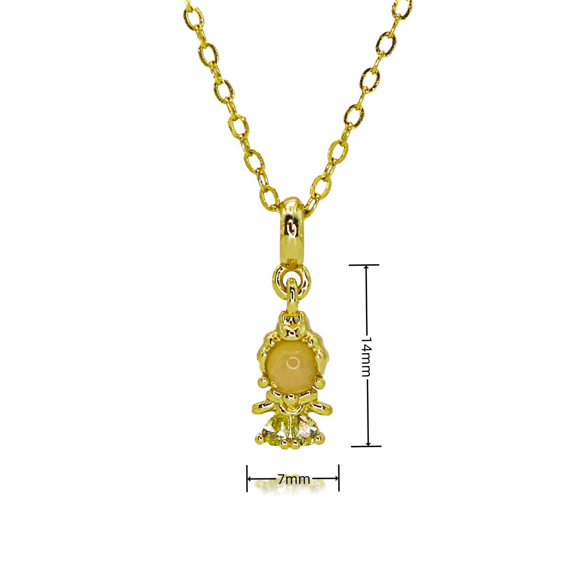 Cartoon Character Necklace For Girls Light Luxury Niche Design High End New Clavicle Chain Strong Chain Summer Gift_ipsvogv.com