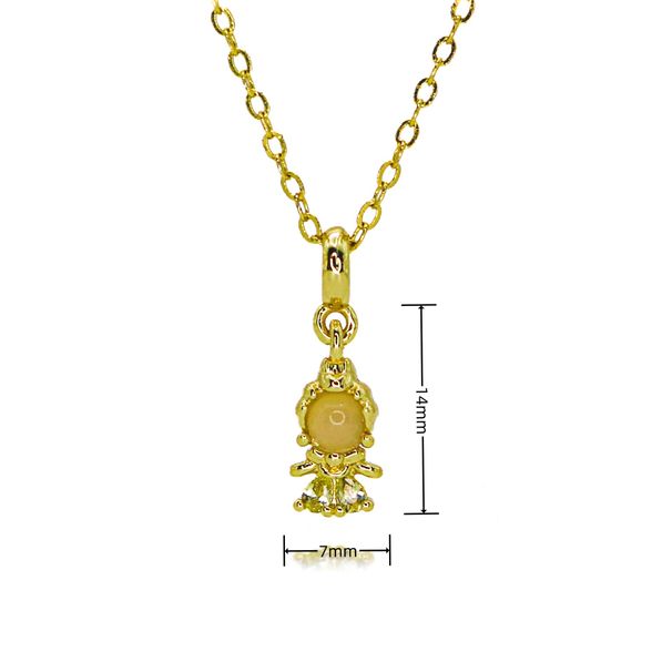 Cartoon Character Necklace For Girls Light Luxury Niche Design High End New Clavicle Chain Strong Chain Summer Gift_ipsvogv.com