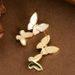 French Light Luxury Simple Diamond Inlaid Natural Shell Long Butterfly Tassel With Elegant Style And High-end Silver_ipsvogv.com