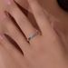 Women's Jewelry S925 Sterling Silver Micro Inlaid Square Rainbow Zircon Ring Ladies Fashion Ring Jewelry_ipsvogv.com