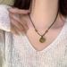 New Chinese Style Green Safety Buckle Necklace, Light Luxury And High-end Feeling, Niche Design, Versatile Collarbone_ipsvogv.com