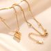 Korean Version Of Light Luxury Gold Heart Titanium Steel Necklace With A Female Niche Design, Featuring Simple_ipsvogv.com