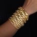 Men's Jewelry Hip Hop Multi Size Width Real Gold Electroplated Copper Large Cuban Chain Inlaid With Zircon Buckle Bracelet_ipsvogv.com