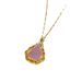 【 Titanium Steel 】 Luxury Micro Inlaid True Gold Lotus Tathagata Buddha Necklace For Women, New Clavicle Chain, Light_ipsvogv.com