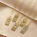 New Tarot Card Metal Pendant For Men And Women Creative Fashion Oil Painting Necklace_ipsvogv.com
