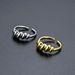 Women’s Jewelry Set Fashion Open Ring Female Creative Simple Bread Wrapped Croissant Design Ring Ins Cold_ipsvogv.com