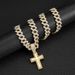 Cross Hip-hop Jewelry Alloy Hip Hop Full Diamond Pendant Cuban Necklace_ipsvogv.com
