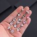 Women's Jewelry Belly Button Ring Round Zircon Butterfly Horse Eye Heart Shaped Stainless Steel Zircon Belly Button Nails_ipsvogv.com