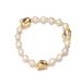 Fashionable Baroque Natural Freshwater Pearl Bracelet For Women, Simple, Versatile, High End, True Gold Beaded Jewelry_ipsvogv.com