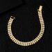 Hip Hop Double Row 9MM Tennis Chain Fashionable Simple Men's And Women's Necklace Accessories Rap Street Dance Same_ipsvogv.com