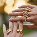 Color preserving ring stacking design fashion geometric irregular texture wave ring female special shaped personality creative ring_ipsvogv.com