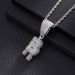 Hip Hop Letter Zircon Ins Personalized Accessory Niche Design Men's Pendant Necklace_ipsvogv.com