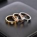 Women's Jewelry High End Love Round Diamond Ring K Gold Non Fading Couple Engagement Wedding Jewelry Accessories_ipsvogv.com