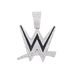 Unisex Popular W Letter Alloy Diamond Pendant Men's Personality Cool Rap Trend Hip Hop Cuban Chain_ipsvogv.com