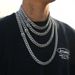 Men's Jewelry Fashionable Non Fading Titanium Steel Cuban Chain Personalized Accessories High End Round Bracelet Round Necklace Jewelry_ipsvogv.com