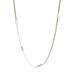 S925 Sterling silver simple Galaxy Station snake chain necklace_ipsvogv.com