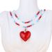 Jewelry Bohemian Colored Crystal Love Personalized Double Layer Beaded Necklace_ipsvogv.com