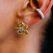 Women’s Jewelry Set Fashion Gold Flower Inlaid Zircon Earrings Literary Temperament Earrings Exquisite Camellia Earrings_ipsvogv.com