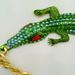 Halloween with celebrity crocodile shaped diamond studded women's collarbone chain necklace and collar_ipsvogv.com