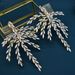 Bridal Hair Comb Long Rhinestone Clip Wedding Dress Hair Headdress Side Insert Comb Hair Piece_ipsvogv.com