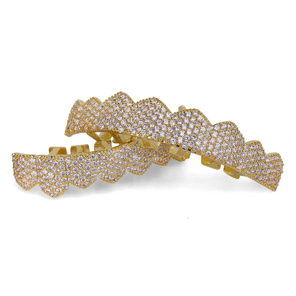 Dental Grills Exclusive Customization Moissanite Teeth Grillz Iced Out Hop Sier Decorative Braces Real Dia Bg Too Dh2Sf_ipsvogv.com