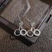 Cao Shi's Earrings for Women's Simple Earrings, New Trendy Diamond Embedding, Advanced Ring Earrings_ipsvogv.com