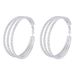 11210 exaggerated multi-layer circle with full diamond nightclub style earrings, personalized and sexy earrings_ipsvogv.com
