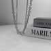 Instagram Personalized OT Buckle Necklace For Men And Women Simple Double Layered Layered Plain Ring Fashion Short_ipsvogv.com