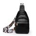 Hot Single Shoulder Crossbody Bag For Women Simple And Fashionable Casual Motorcycle Bag Women's Texture PU Women's Chest Bag_ipsvogv.com