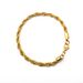 Popular Jewelry 4mm Fried Dough Twists Rope Simple Fashion Silver Plated Lady Bracelet_ipsvogv.com