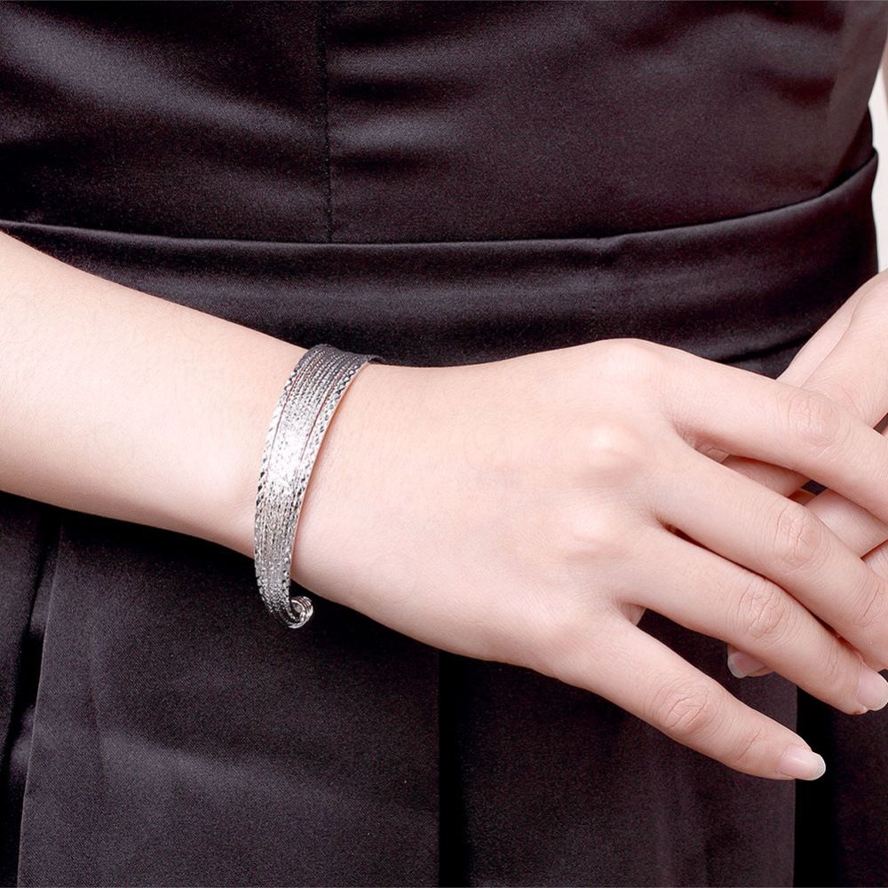 Women's Jewelry Retro Flower Line Open Bracelet Fashion Jewelry Popular Small Accessories_ipsvogv.com